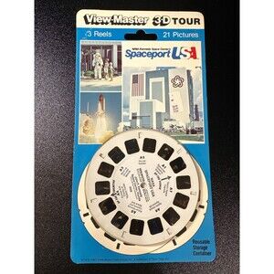 Vintage View-Master NASA Spaceport USA 3 Reels Kennedy Space Center 1991